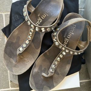 Pedro Garcia Camo t strap sandals size 36